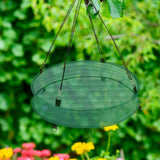 Maxbell Hanging Hoop Platform Birdseed Hoop for Yard Pole Mounted Bird Feeder Garden