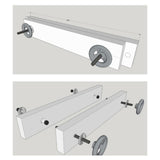 Maxbell Workbench Handwheel Adjustable Sturdy Quick Release Portable Table Clamp Dog