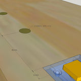 Maxbell Woodworking Vise Clamping Sturdy Woodworking Bench Vise for Furniture Making