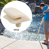 Maxbell 4Pcs Pool Cleaner Shoe Kits Axv014SP Spa Bottom Slotted Shoe Kit