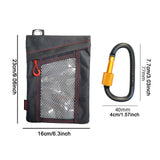 Maxbell Tool Pouch Zipper Bag with Climbing Buckle for Electrician Plumber Carpenter