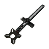 Maxbell Router Milling Groove Bracket Cabinet Hardware Jig for Carving Round Cutting without Base