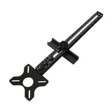 Maxbell Router Milling Groove Bracket Cabinet Hardware Jig for Carving Round Cutting without Base