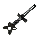 Maxbell Router Milling Groove Bracket Cabinet Hardware Jig for Carving Round Cutting without Base