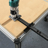 Maxbell Router Milling Groove Bracket Cabinet Hardware Jig for Carving Round Cutting without Base