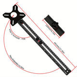 Maxbell Router Milling Groove Bracket Cabinet Hardware Jig for Carving Round Cutting without Base