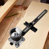 Maxbell Router Milling Groove Bracket Cabinet Hardware Jig for Carving Round Cutting with Base