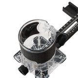 Maxbell Router Milling Groove Bracket Cabinet Hardware Jig for Carving Round Cutting with Base