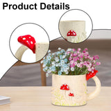Maxbell Cup Flower Pot Small Creative Desktop Ornament for Bedroom Table Living Room