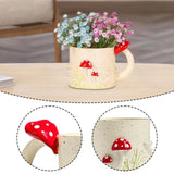 Maxbell Cup Flower Pot Small Creative Desktop Ornament for Bedroom Table Living Room