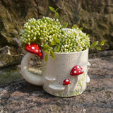 Maxbell Cup Flower Pot Small Creative Desktop Ornament for Bedroom Table Living Room