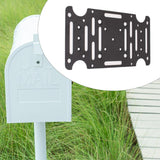 Maxbell Mailbox Mounting Bracket Heavy Duty Easy to Install Metal Accessory Hardware
