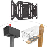 Maxbell Mailbox Mounting Bracket Heavy Duty Easy to Install Metal Accessory Hardware