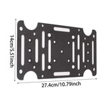 Maxbell Mailbox Mounting Bracket Heavy Duty Easy to Install Metal Accessory Hardware