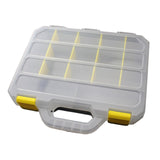 Maxbell Small Parts Organizer with Handle Hardware Storage Box for Bolt Beads Nails