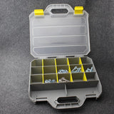 Maxbell Small Parts Organizer with Handle Hardware Storage Box for Bolt Beads Nails