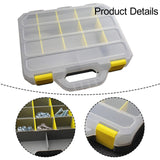 Maxbell Small Parts Organizer with Handle Hardware Storage Box for Bolt Beads Nails
