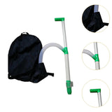 Maxbell Manual Fertilizer Spreader Adjustable Manure Applicator for Turf Garden Farm