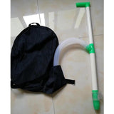Maxbell Manual Fertilizer Spreader Adjustable Manure Applicator for Turf Garden Farm
