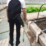 Maxbell Manual Fertilizer Spreader Adjustable Manure Applicator for Turf Garden Farm