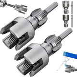 Maxbell 2x Tube Threader Opener Hand Tools Plumber Tools for Kitchen Toilet Building