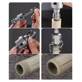 Maxbell 2x Tube Threader Opener Hand Tools Plumber Tools for Kitchen Toilet Building