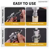 Maxbell 2x Tube Threader Opener Hand Tools Plumber Tools for Kitchen Toilet Building