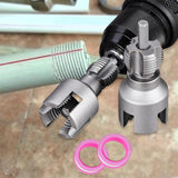 Maxbell 2x Tube Threader Opener Hand Tools Plumber Tools for Kitchen Toilet Building