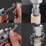 Maxbell Tube Threader Hand Tools Tube Threading Tool for Building Maintenance Repair 6 point