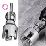 Maxbell Tube Threader Hand Tools Tube Threading Tool for Building Maintenance Repair 6 point