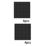 Maxbell Pegboard Wall Organizers Tool Storage Study Room Craft Room Peg Board Panels 4Pcs