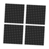 Maxbell Pegboard Wall Organizers Tool Storage Study Room Craft Room Peg Board Panels 4Pcs