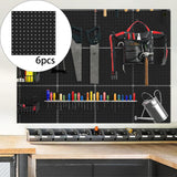 Maxbell Pegboard Wall Organizers Tool Storage Study Room Craft Room Peg Board Panels 6Pcs
