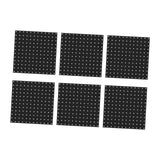 Maxbell Pegboard Wall Organizers Tool Storage Study Room Craft Room Peg Board Panels 6Pcs