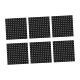 Maxbell Pegboard Wall Organizers Tool Storage Study Room Craft Room Peg Board Panels 6Pcs