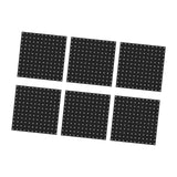 Maxbell Pegboard Wall Organizers Tool Storage Study Room Craft Room Peg Board Panels 6Pcs