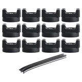 Maxbell Mount Nylon Cable Ties Self Locking Sturdy Tie Wraps for Office Home Machine 12pcs