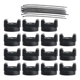 Maxbell Mount Nylon Cable Ties Self Locking Sturdy Tie Wraps for Office Home Machine 15pcs