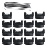 Maxbell Mount Nylon Cable Ties Self Locking Sturdy Tie Wraps for Office Home Machine 15pcs