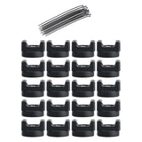 Maxbell Mount Nylon Cable Ties Self Locking Sturdy Tie Wraps for Office Home Machine 20pcs