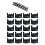 Maxbell Mount Nylon Cable Ties Self Locking Sturdy Tie Wraps for Office Home Machine 20pcs