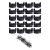 Maxbell Mount Nylon Cable Ties Self Locking Sturdy Tie Wraps for Office Home Machine 20pcs