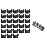 Maxbell Mount Nylon Cable Ties Self Locking Sturdy Tie Wraps for Office Home Machine 28pcs