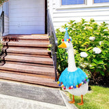 Maxbell Birthday Party Goose Outfit Yard Statue Costume for Outside Garden Courtyard