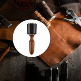Maxbell Leather Carving Hammer Portable Nylon Hammer for Handmade Stamping Accessory Short  Brown