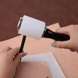 Maxbell Leather Carving Hammer Portable Nylon Hammer for Handmade Stamping Accessory Short  Brown