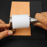 Maxbell Leather Carving Hammer Portable Nylon Hammer for Handmade Stamping Accessory Short  Brown