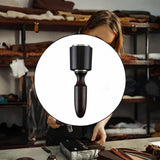 Maxbell Leather Carving Hammer Portable Nylon Hammer for Handmade Stamping Accessory Short Black