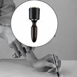 Maxbell Leather Carving Hammer Portable Nylon Hammer for Handmade Stamping Accessory Short Black