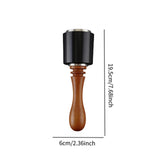 Maxbell Leather Carving Hammer Portable Nylon Hammer for Handmade Stamping Accessory Long Brown